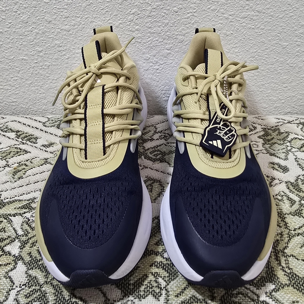 Adidas AlphaBoost V2 Sneakers Georgia Tech Yellow Jackets Navy/Gold – Sz 11